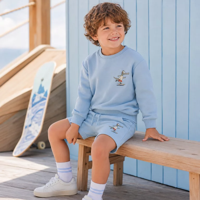 Trui sweat Valexander (blue fog skater)