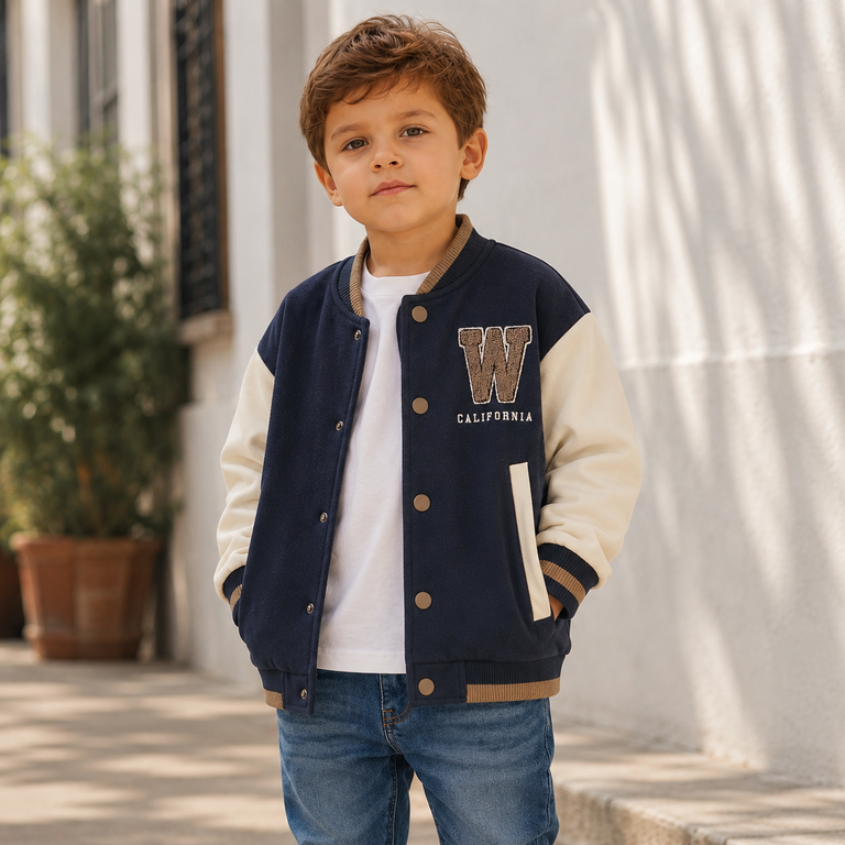 Zomerjas bomber Mikado (navy blazer)