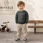 Name It Broek twill TAPARED Silas (chincilla)