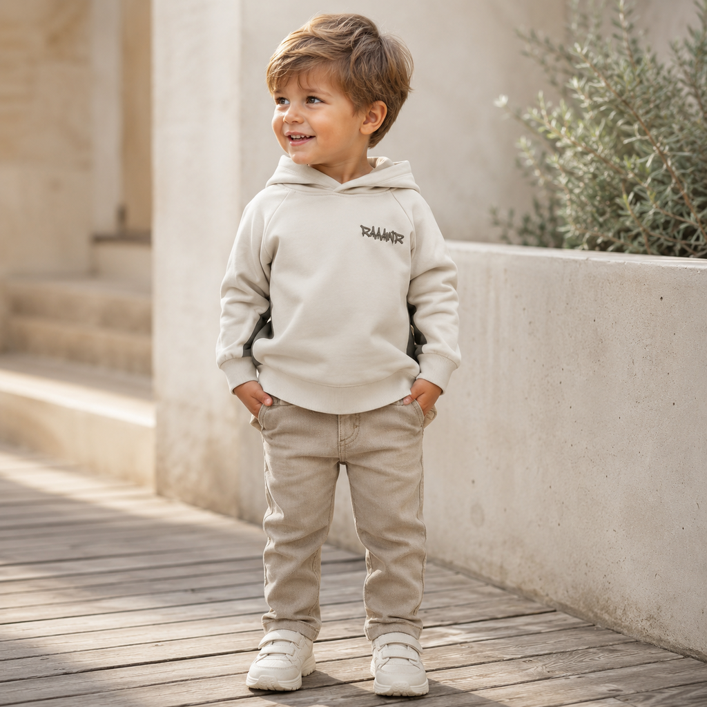 Broek twill TAPARED Silas (chincilla)