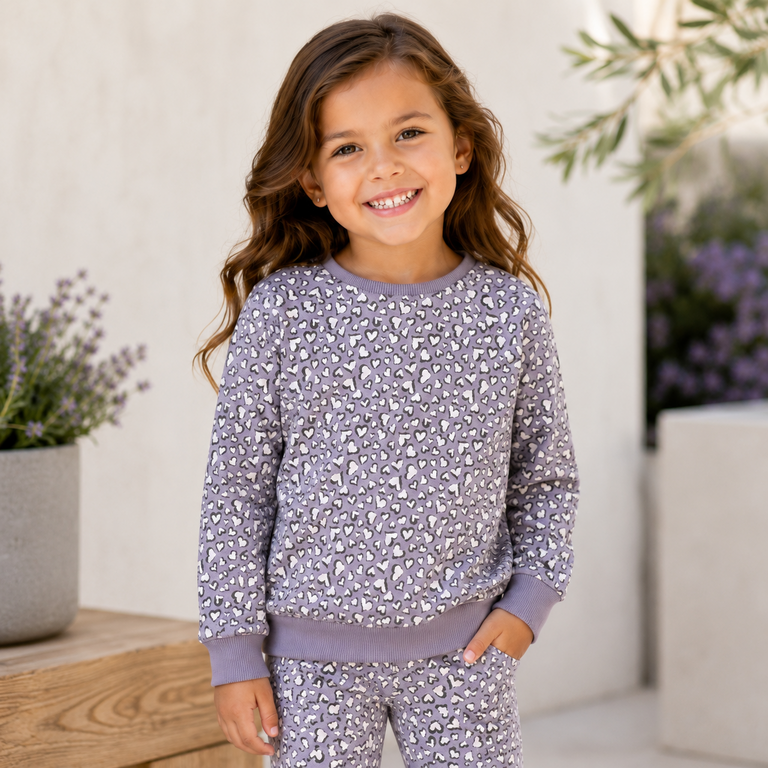 Trui sweat Bearta (lavender gray)