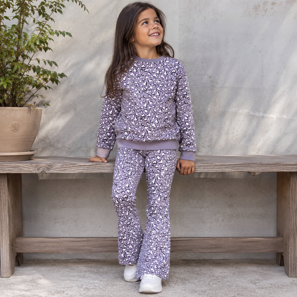 Broek FLARED Bearta (lavender gray)