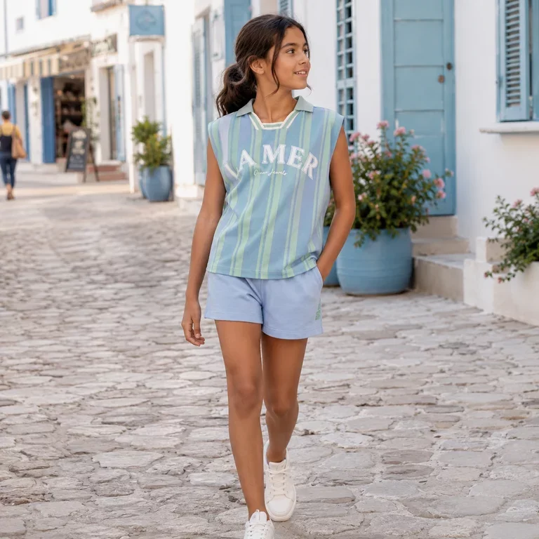 Topje polo (sea green)
