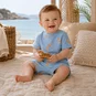 Name It Kort broekje Vroels (airy blue tiger)