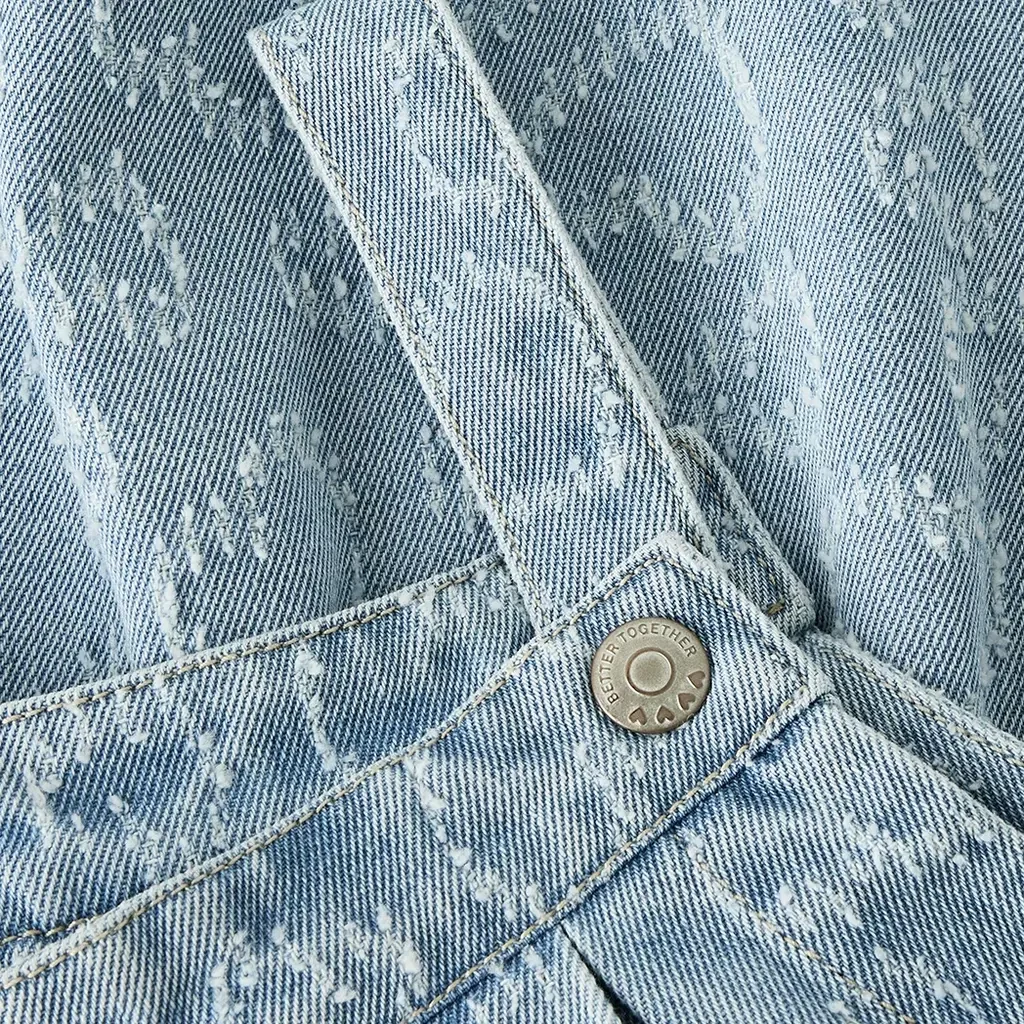 Spijkerjurkje Hallie (light blue denim hearts)
