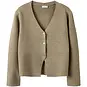 Name It Zacht gebreid vest Berta (mocha meringue)