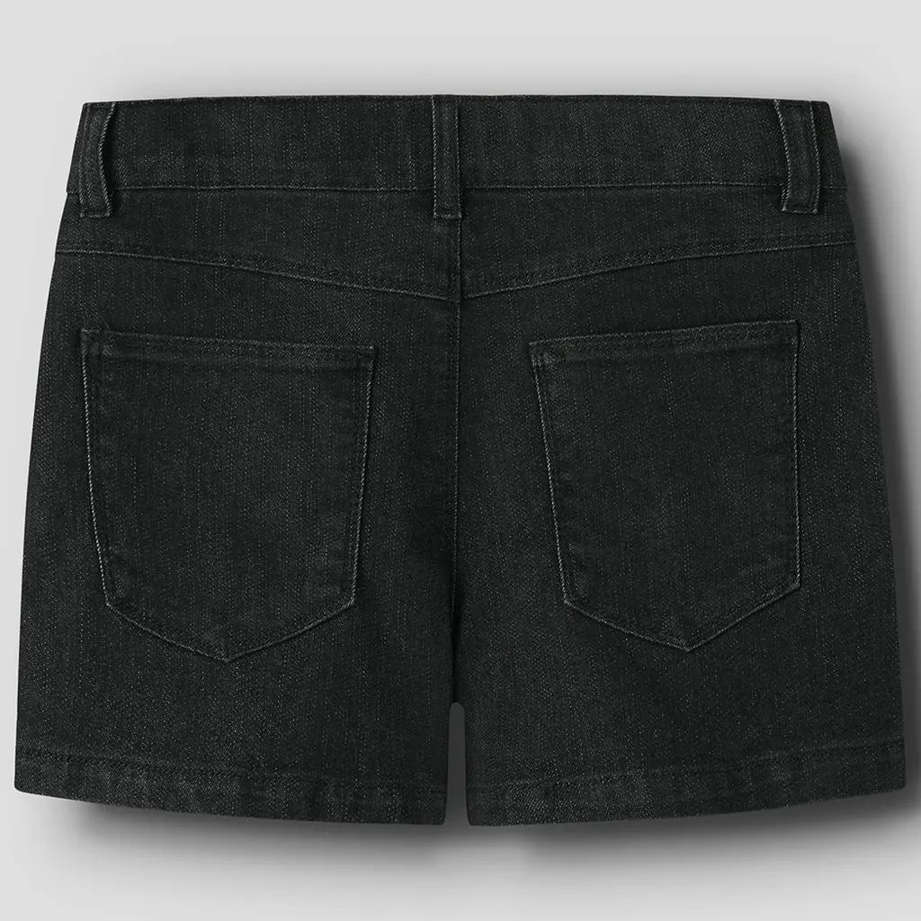Korte broek plooien REGULAR FIT Rose (black denim)