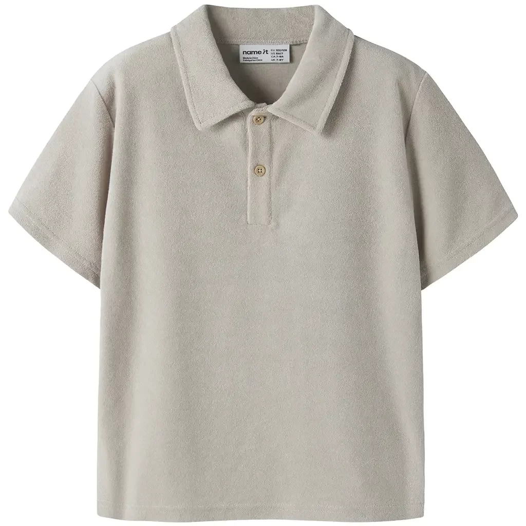 Polo badstof Finti (chateau gray)