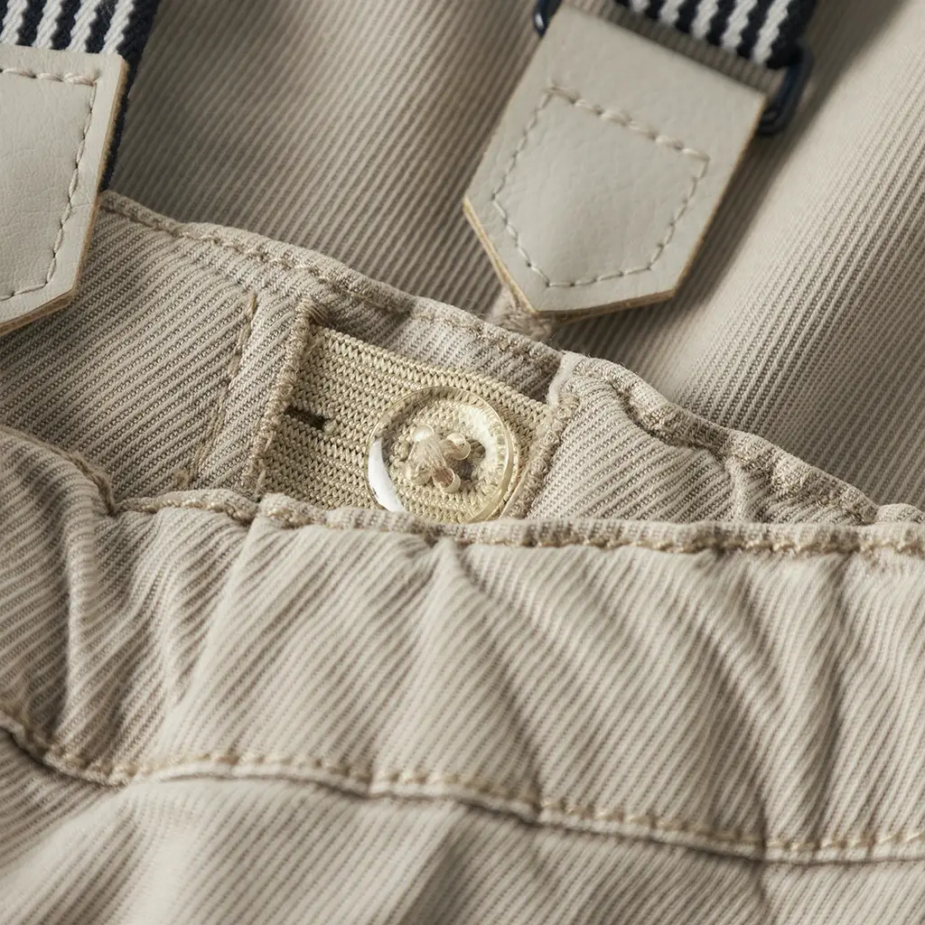 Broekje bretels twill Ben (chateau gray)