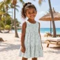 Name It Zomerjurkje REGULAR FIT Vigga (pale aqua rainbow)