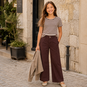 Name It Zacht gebreid vest Berta (mocha meringue)