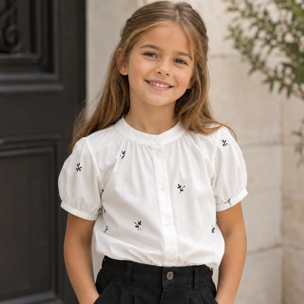 Blouse Frette (cloud dancer)