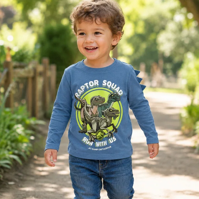 Longsleeve Jinus Jurassic (blue fin)