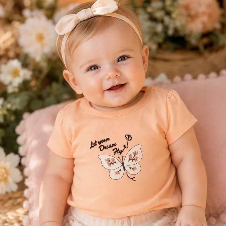 T-shirt Farlet (peach nectar)