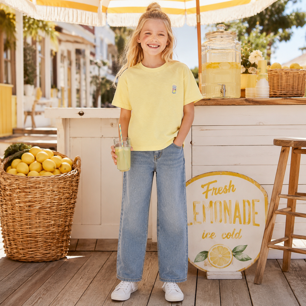 T-shirt Lemons backprint (lemon meringue)