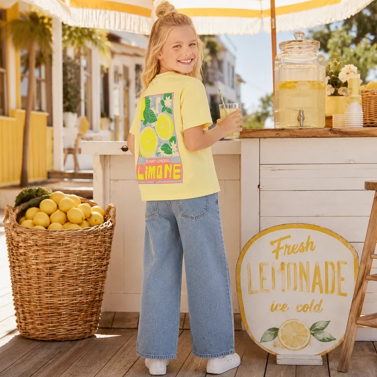 T-shirt Lemons backprint (lemon meringue)