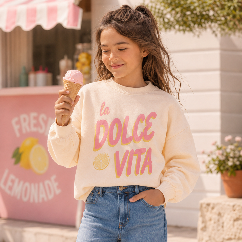 Trui Bloom (pale peach)