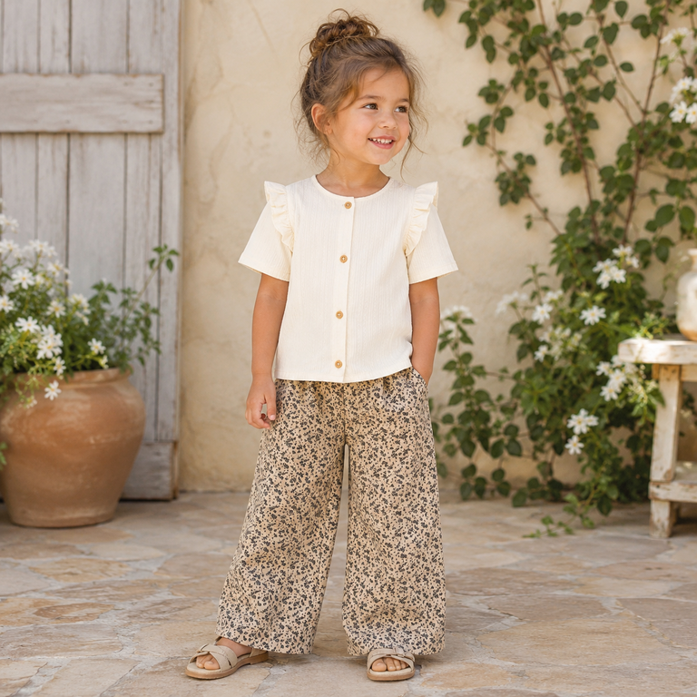 Broek WIDE Jasilla (peyote)