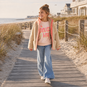 Tumble 'N Dry Spijkerbroek Jasmine wide fit (denim light stonewash)