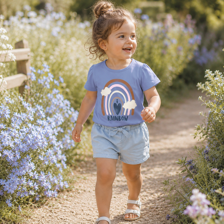 Kort broekje WIDE FIT Bella (light blue denim)
