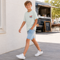 Name It T-shirt Hikko backprint (pale aqua)