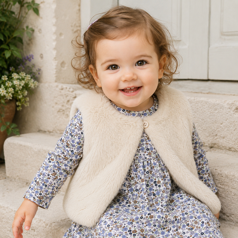 Gilet vestje fake fur Tacathy (purnice stone)