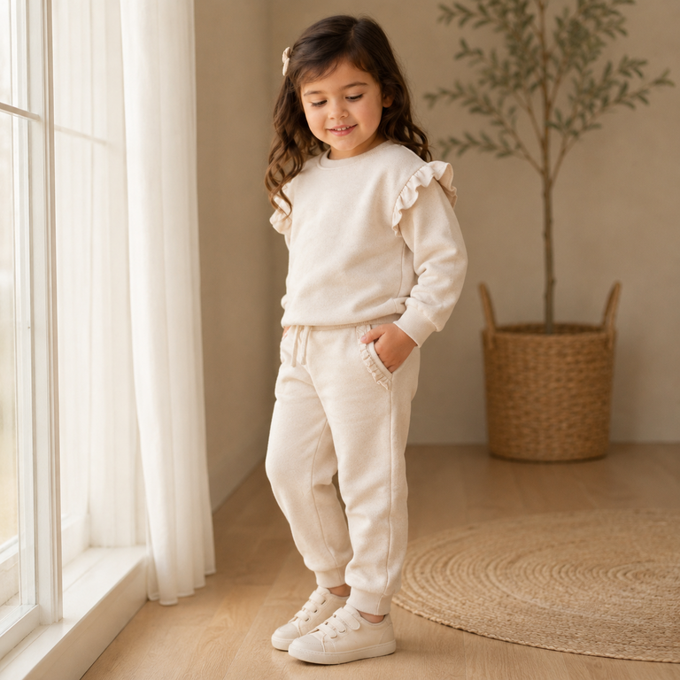 Trui sweat ruffles Tilde (tender touch)