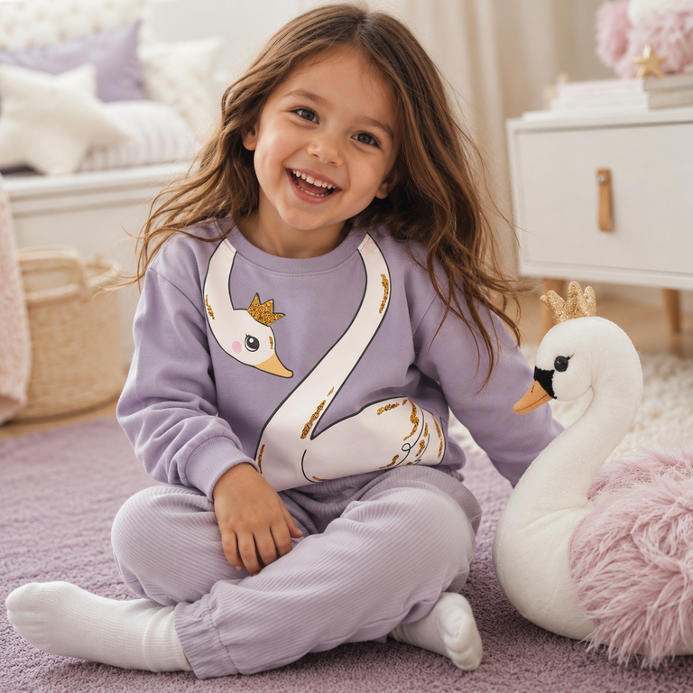 Longsleeve Valiane (lavender gray swan princess)