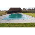 Zwembad afdekzeil PVC kleur groen voor een bad van 4x8 meter