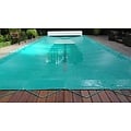 Zwembad afdekzeil PVC kleur blauw voor een bad van 5x10 meter