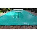 Zwembad afdekzeil PVC kleur grijs voor een bad van 5x10 meter