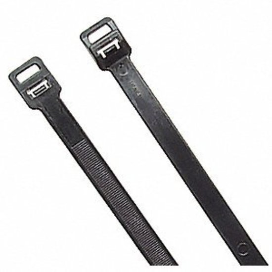 Universeel Tie-Wrap, eenvoudige en snelle kabelbinder. 1000 stuks per verpakking -Zwart