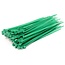 Universeel 10 pack Tie-Wrap, eenvoudige en snelle kabelbinder. 100 stuks per verpakking - groen
