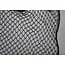 Nylon net geknoopt zwart 27mm maas  - extra dikke draad