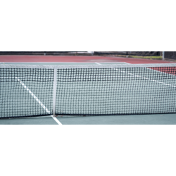 Handgeknoopt tennisnet - 6 dubbele topmazen
