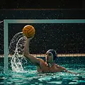 Ballenvanger voor waterpolo wit