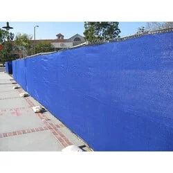 Bouwhekdoek blauw