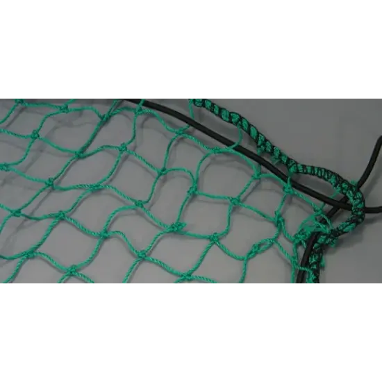 Aanhangernet 45mm maas groen