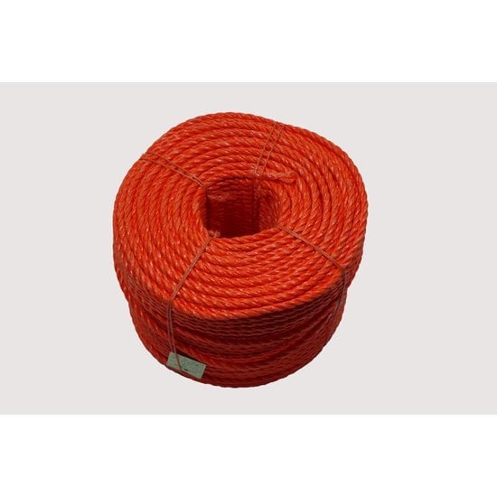Huismerk  touw - Roop 10 mm PP  gevlochten touw - per meter