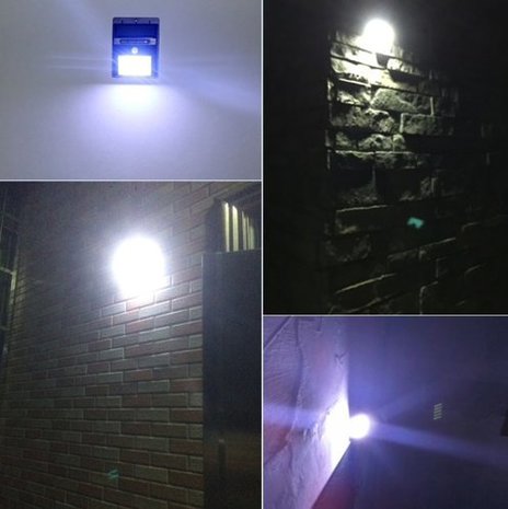aansporing Klusjesman Bakkerij LED schriklamp voor buiten met sensor (draadloos) - AlarmsysteemExpert.nl