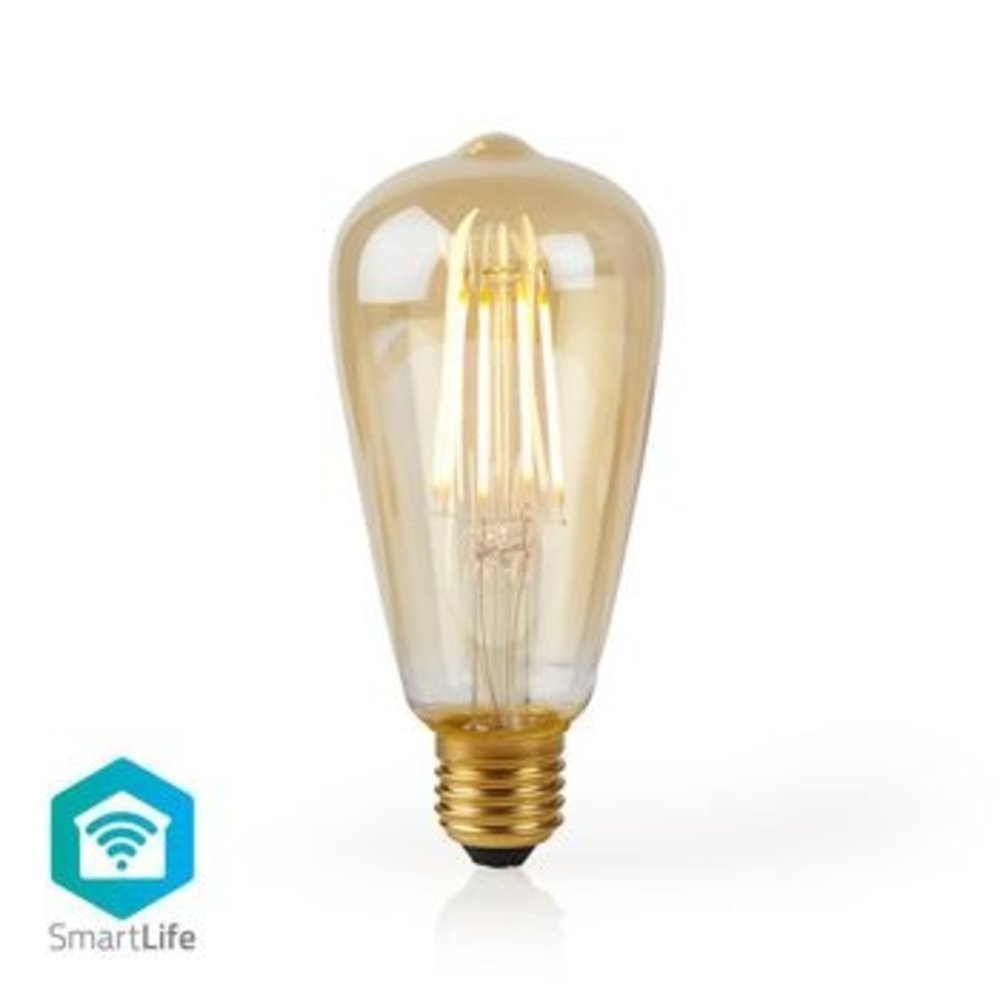 Bombilla Inteligente WiFi LED Filamento Espiral ST64 E27 8W - Smartfy