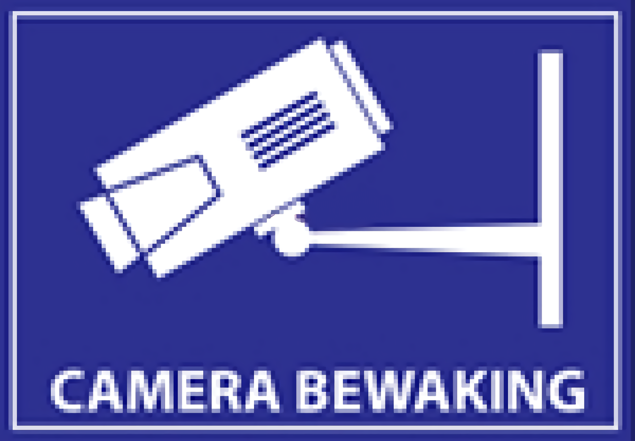 Autocollant de surveillance par caméra 