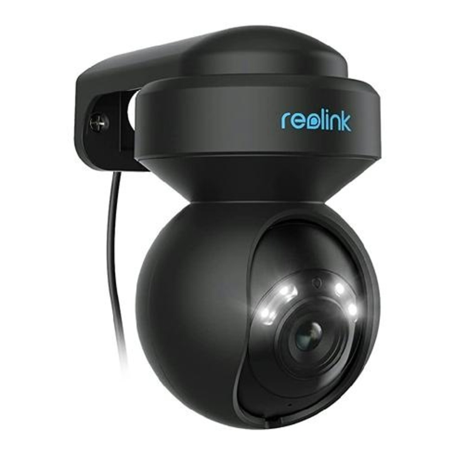 Reolink E1 Outdoor Black, cámara inteligente WiFi de doble banda PTZ de 5MP  con spo 