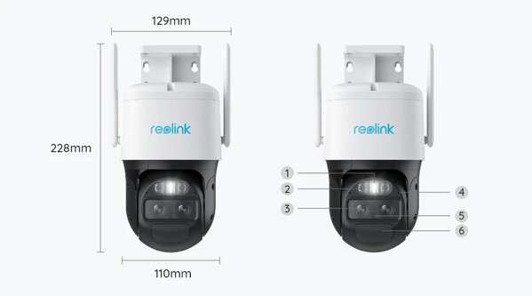 Reolink 4MP Cámara Vigilancia 3G/4G Sim Exterior con Batería