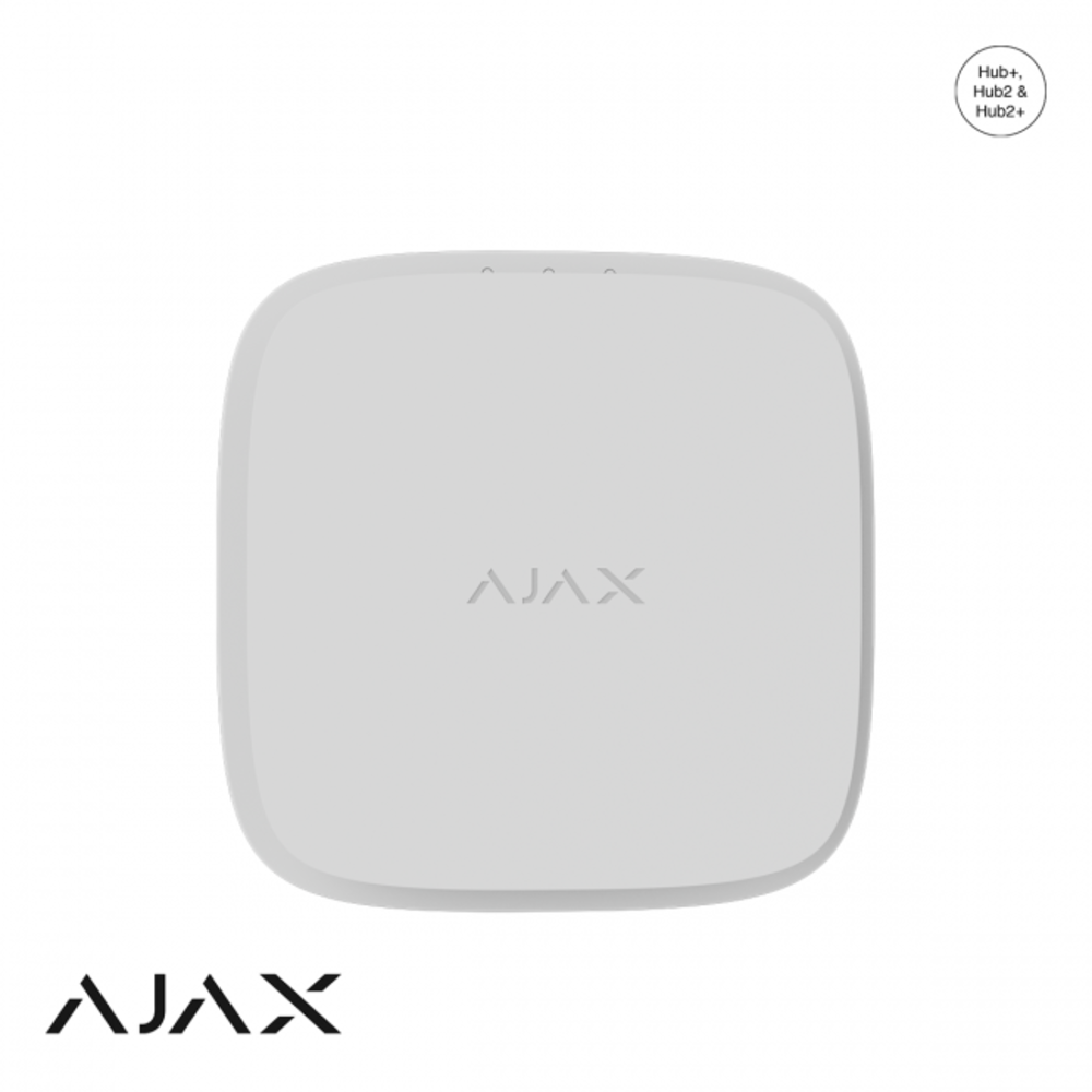 Batterie sostituibili Ajax FireProtect 2 (calore/CO). 