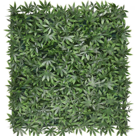 Kunsthaag mat Japanse maple groen 50x50cm UV