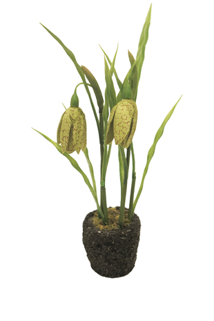 Kunstplant Fritillaris 25 cm groen