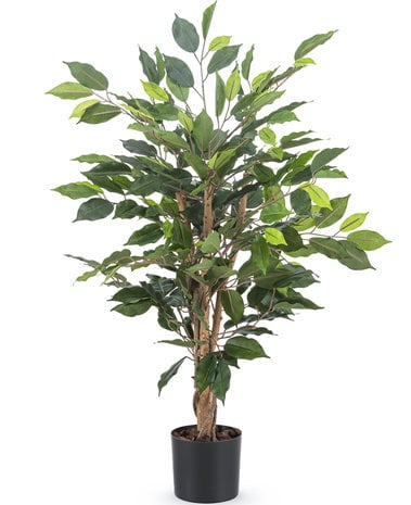 Greenmoods Kunstplant Ficus Groen 90 cm