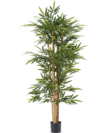 Kunstplant Bamboe met dikke stam 180 cm