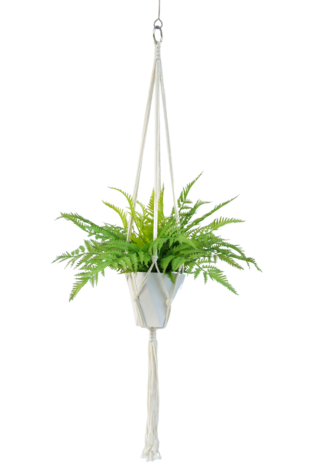 Greenmoods Kunst hangplant Varen 100 cm met hangsysteem